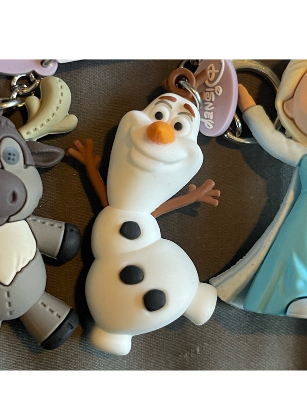 Disney Frozen Character Keychains / Backpack Clips - Picture 4 of 10